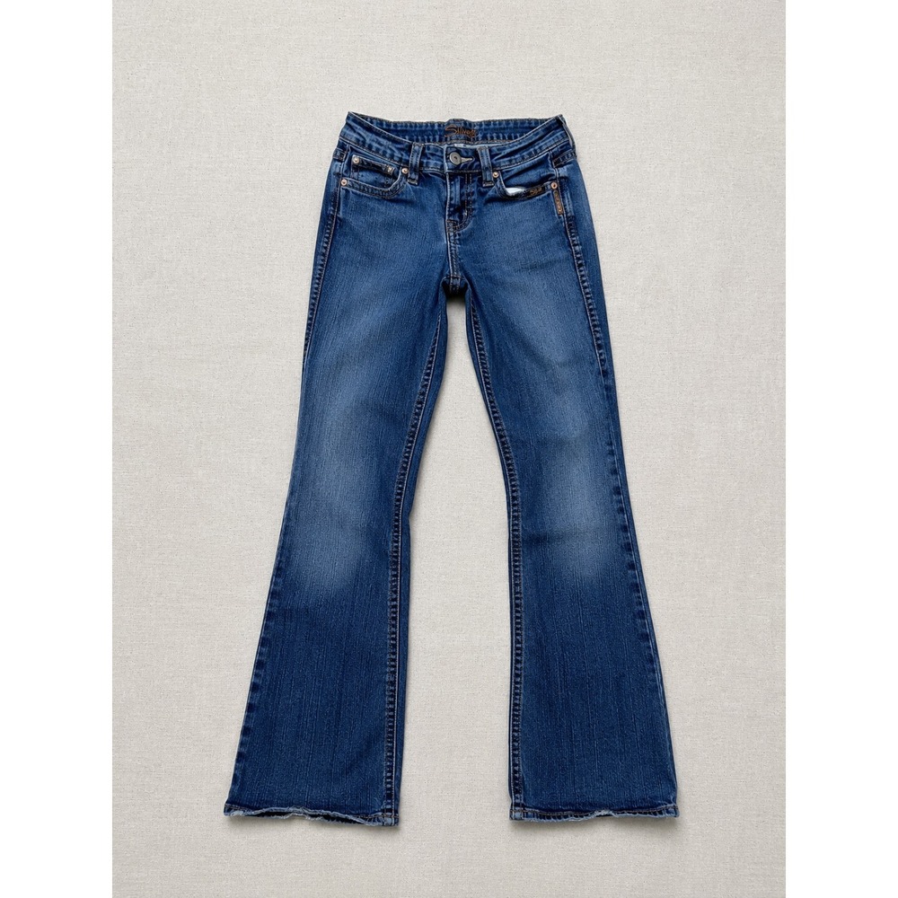 Silver Jeans Suki Women's 25 Bootcut Low Rise Blue Stretch Denim Jeans
